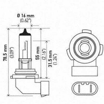 Driving And Fog Light by HELLA - H10TB pa6