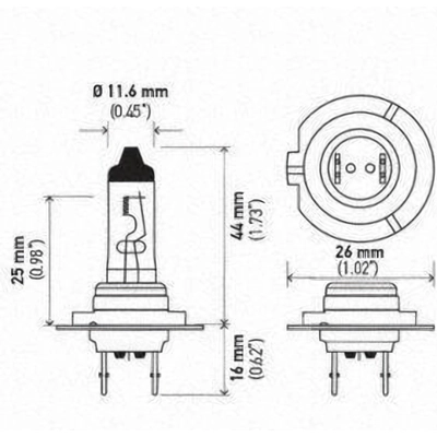 Driving And Fog Light by HELLA - H7P50TB pa6