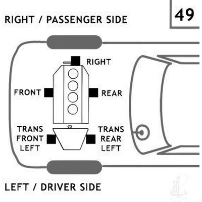 Engine Mount Front by ANCHOR - 9661 pa11