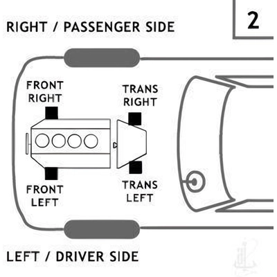 Engine Mount Front Left by ANCHOR - 2395 pa12