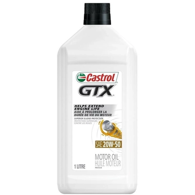 CASTROL Conventional Engine Oil GTX 20W50 , 1L - 0001442 pa2