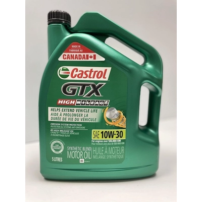 CASTROL Conventional Engine Oil GTX High Mileage 10W30 , 5L - 000173A pa2