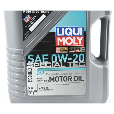 0W20 Special Tec V 5L - Liqui Moly Synthetic Engine Oil 20200 pa3