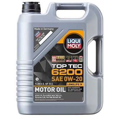 0W20 Top Tec 6200 5L - Liqui Moly Synthetic Engine Oil 20238 pa1