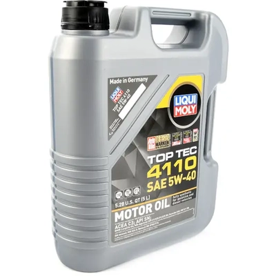 5W40 Top Tec 4110 5L - Liqui Moly Synthetic Engine Oil 22122 pa7