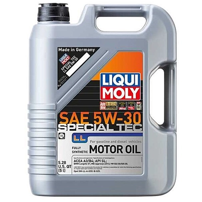 Liqui Moly - 2249 - Synthetic Engine Oil 5W30 Special Tec LL,5L pa1