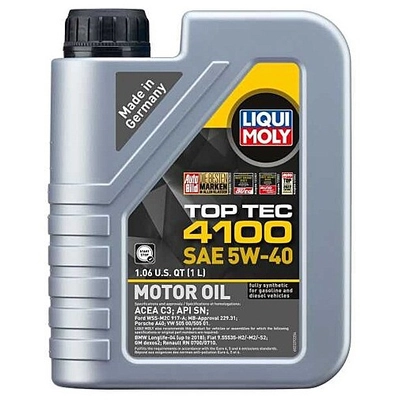 5W40 TOP TEC 4100 1L-Liqui Moly Synthetic Engine Oil 2329 pa1