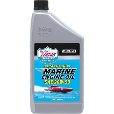 Lucas Oil - 10653 - Extreme Duty Marine Engine Oil SAE 20W-50 - 1 Quart pa1