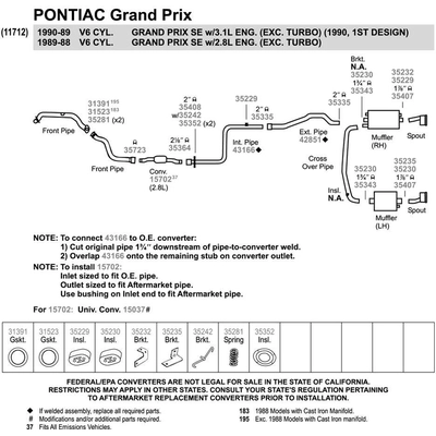 WALKER USA - 31391 - Exhaust Gasket pa38