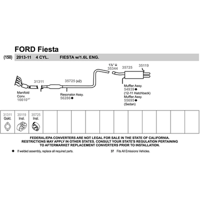 Exhaust Manifold And Converter Assembly by WALKER - 16610 pa4