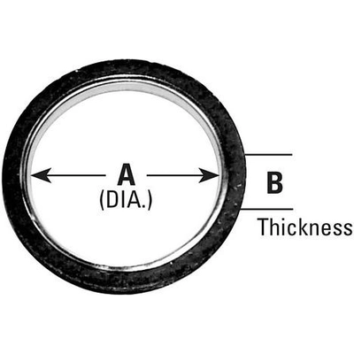 Exhaust Pipe Flange Gasket by AP EXHAUST - 8731 pa1