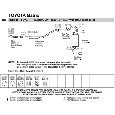 WALKER USA - 52453 - Exhaust Pipe pa2