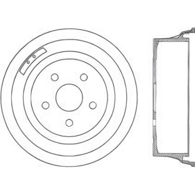 Front Brake Drum by CENTRIC PARTS - 122.61010 pa2