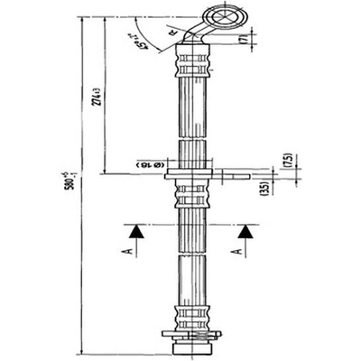 Front Brake Hose by CENTRIC PARTS - 150.40079 pa4