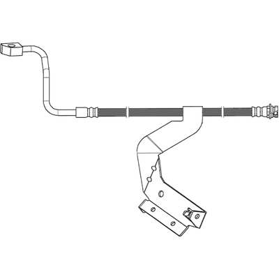 Front Brake Hose by CENTRIC PARTS - 150.65210 pa1