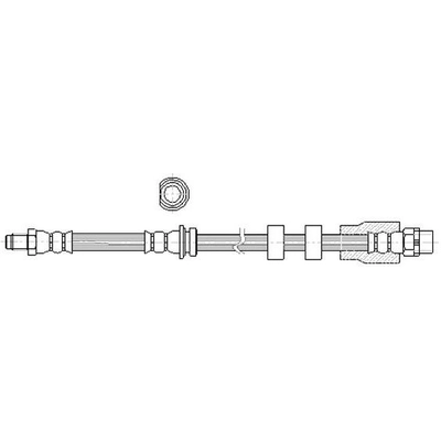 Front Brake Hose by CORTECO - 19036135 pa1