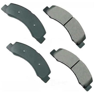 Front Ceramic Pads by AKEBONO - ACT824 pa12