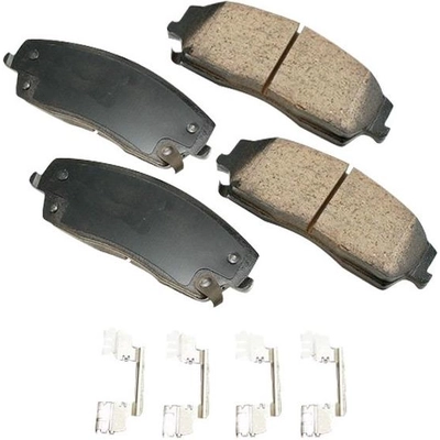 Front Ceramic Pads by AKEBONO - ASP1056 pa10