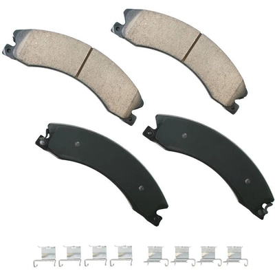 Front Ceramic Pads by AKEBONO - ASP1411 pa13