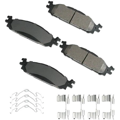 Front Ceramic Pads by AKEBONO - ASP1508A pa8