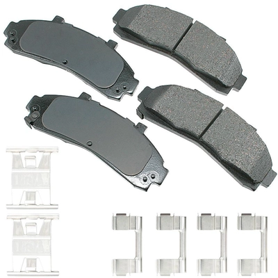 Front Ceramic Pads by AKEBONO - ASP652A pa5