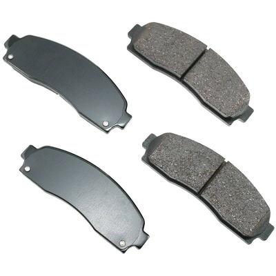 Front Ceramic Pads by AKEBONO - ASP833 pa8