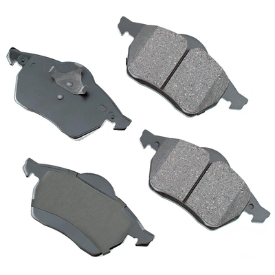 Front Ceramic Pads by AKEBONO - EUR687A pa8