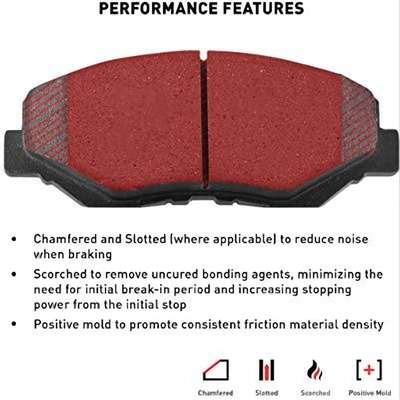 Front Ceramic Pads by DYNAMIC FRICTION COMPANY - 1600-1179-00 pa6