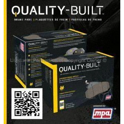 Front Ceramic Pads by QUALITY-BUILT - 1001-0376C pa7