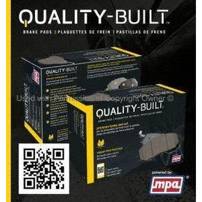 Front Ceramic Pads by QUALITY-BUILT - 1001-1047C pa7