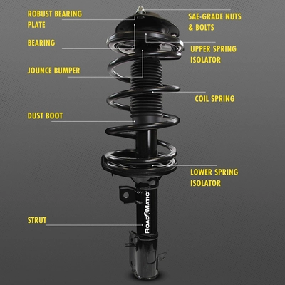 MONROE/EXPERT SERIES - 181128L - Front Complete Strut Assembly pa8