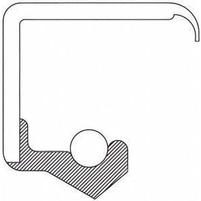 Front Crankshaft Seal by NATIONAL OIL SEALS - 3894V pa2