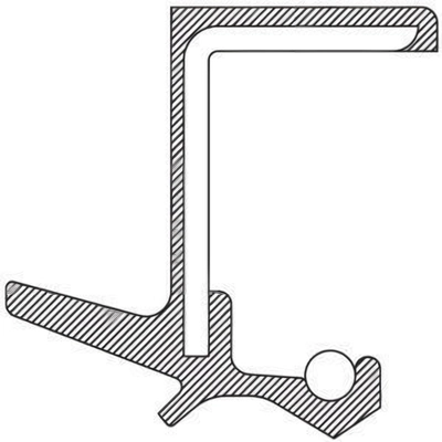 Front Crankshaft Seal by NATIONAL OIL SEALS - 710173 pa6