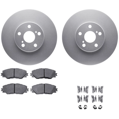 DYNAMIC FRICTION COMPANY - 4512-76141 - Front Disc Brake Kit pa1