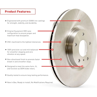 DYNAMIC FRICTION COMPANY - 6312-48065 - Front Disc Brake Kit pa4