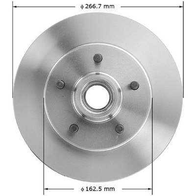 BENDIX GLOBAL - PRT1233 - Disc Brake Rotor pa3