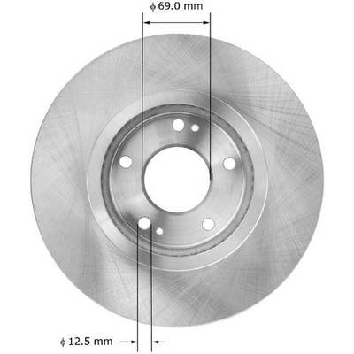 BENDIX GLOBAL - PRT6036 - Disc Brake Rotor pa1