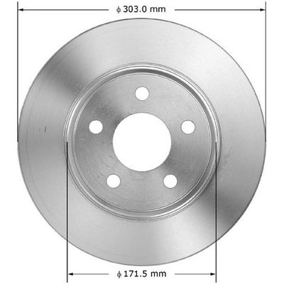 BENDIX GLOBAL - PRT6130 - Disc Brake Rotor pa1