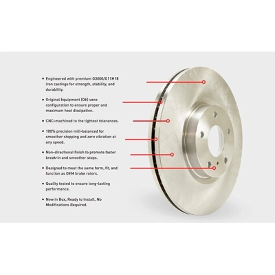 Front Disc Brake Rotor by DYNAMIC FRICTION COMPANY - 600-03045 pa3