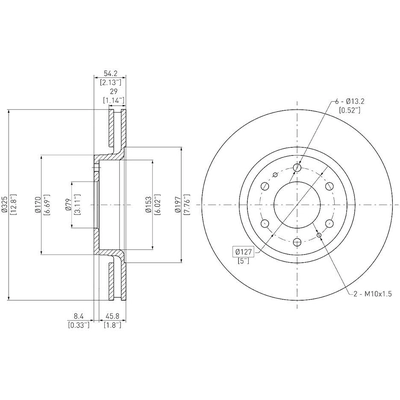 Front Disc Brake Rotor by DYNAMIC FRICTION COMPANY - 600-48046 pa4