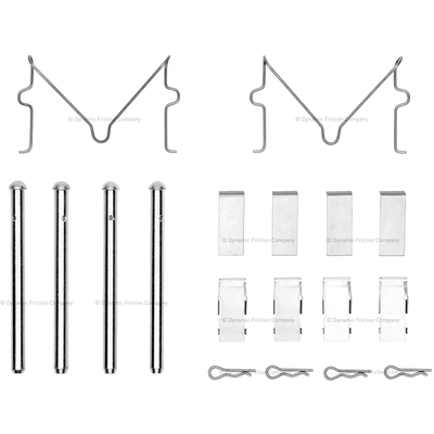 Front Disc Hardware Kit by DYNAMIC FRICTION COMPANY - 340-54001 pa1