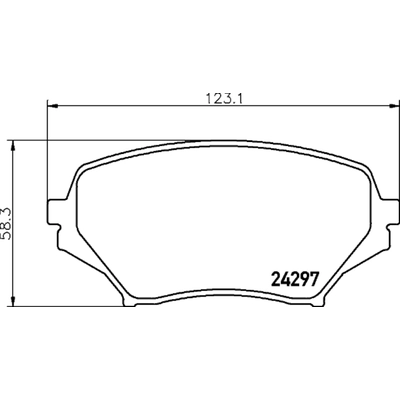 HELLA PAGID - 355034771 - Disc Brake Pad Set pa1