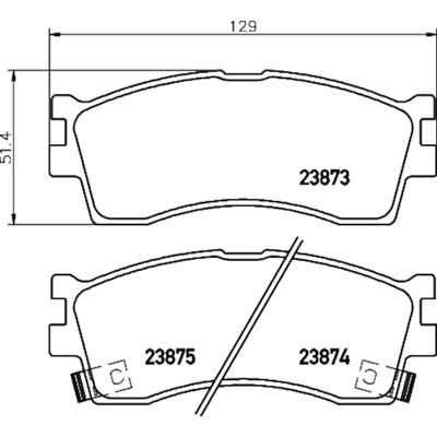 HELLA PAGID - 355035791 - Disc Brake Pad Set pa1