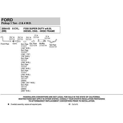 Front Exhaust Pipe by WALKER USA - 51027 pa15