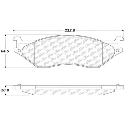 Front High Performance Pads by CENTRIC PARTS - 306.10660 pa2