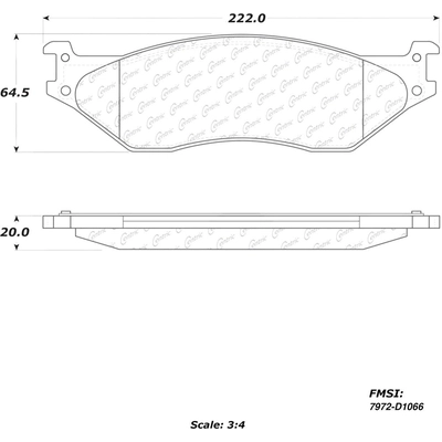 Front High Performance Pads by CENTRIC PARTS - 306.10660 pa6