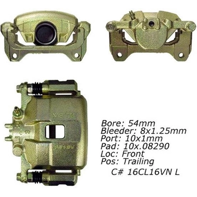 Front Left Rebuilt Caliper With Hardware by CENTRIC PARTS - 141.40025 pa31