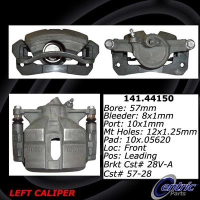 Front Left Rebuilt Caliper With Hardware by CENTRIC PARTS - 141.44150 pa12