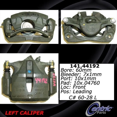 Front Left Rebuilt Caliper With Hardware by CENTRIC PARTS - 141.44192 pa8