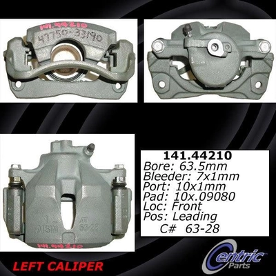 Front Left Rebuilt Caliper With Hardware by CENTRIC PARTS - 141.44210 pa8